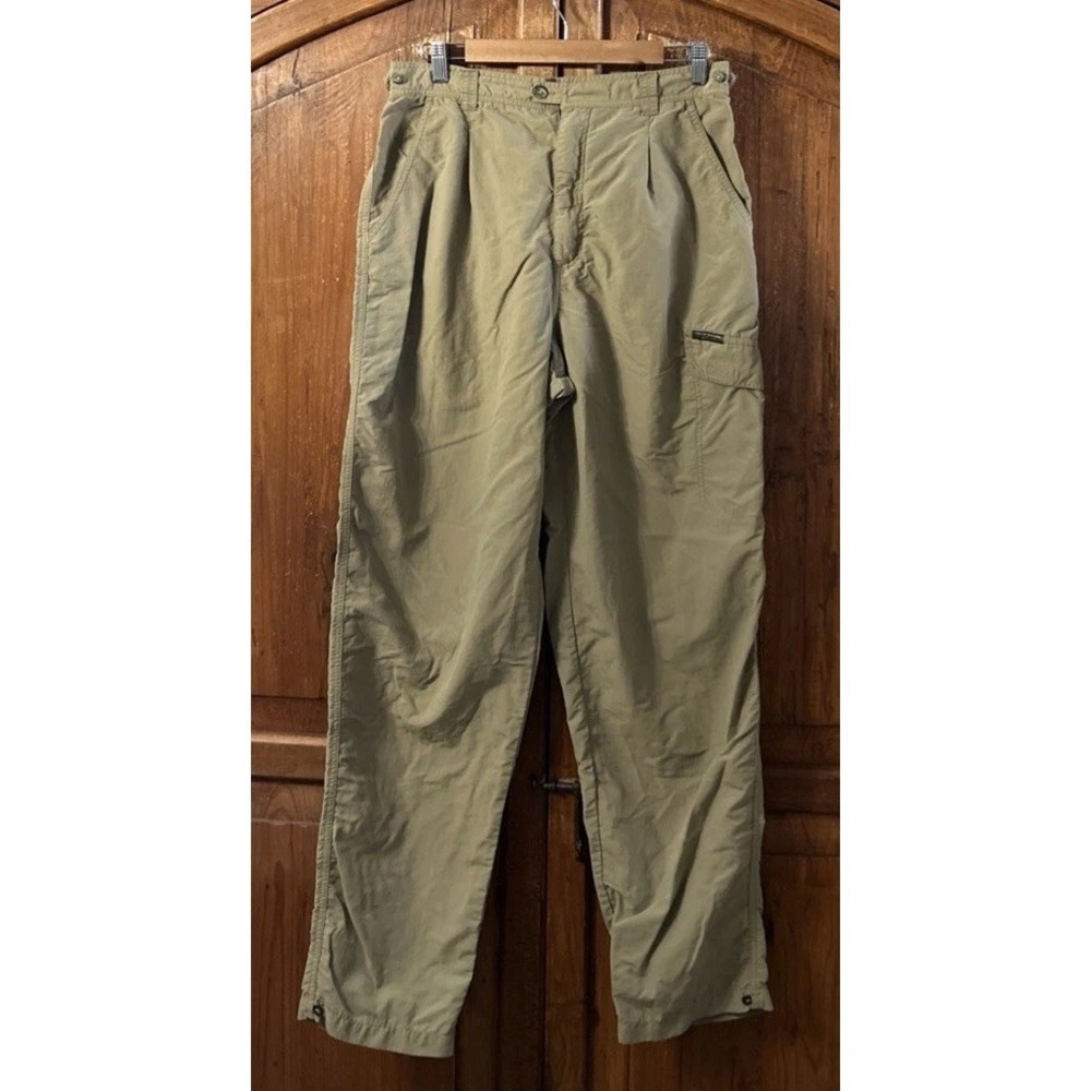 Woman's Royal Robbins Nylon Cargo Pants Hiking Outdoor Sz 14 32" Ins